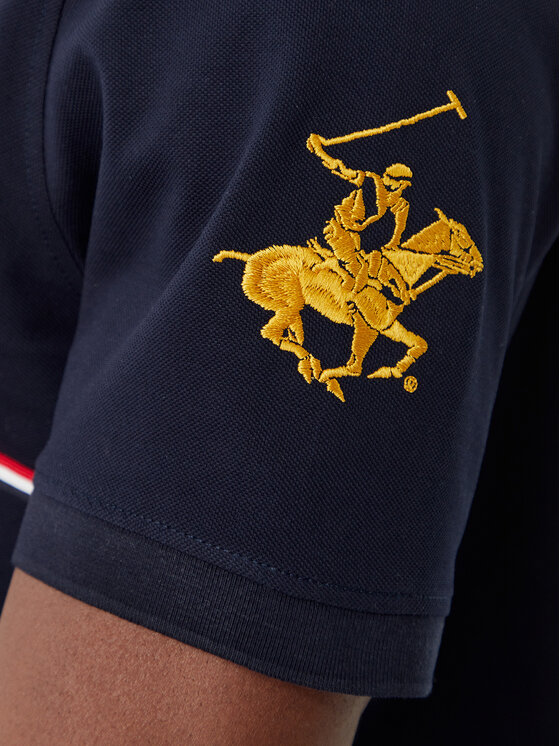Beverly Hills Polo Club Beverly Hills Polo Club Polo P-SS26M-P2528 Σκούρο μπλε Regular Fit