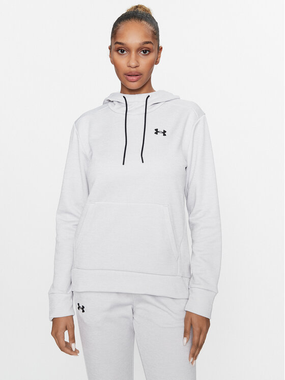 Under Armour Džemperis ar kapuci Armour Fleece Hoodie 1373055 Pelēks Loose Fit