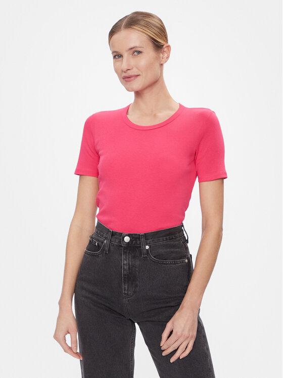 United Colors Of Benetton Tricou 3GA2E16A0 Roz Regular Fit