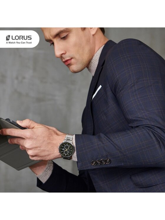 Lorus Lorus Zegarek RM355FX9 Srebrny
