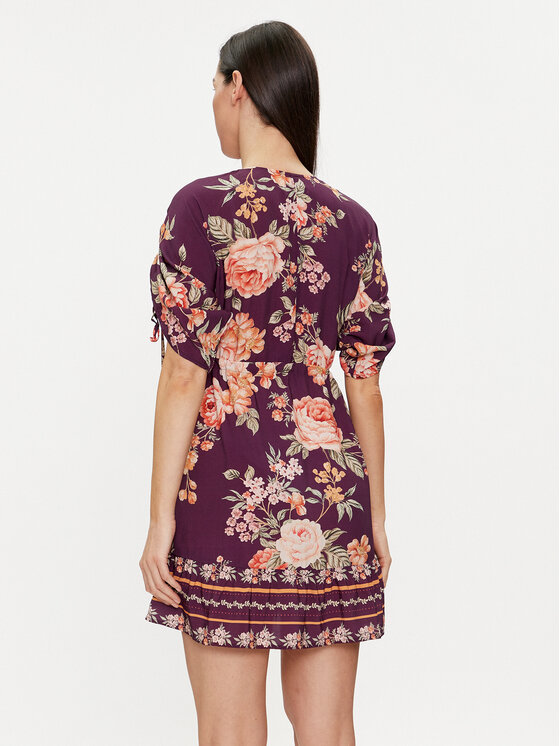 Maaji Maaji Sukienka letnia PT1867CPO603 Fioletowy Regular Fit