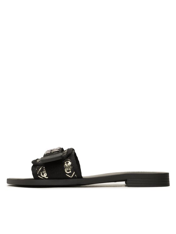 Guess Guess Klapki Elyze2 FL6E2L FAL19 Czarny