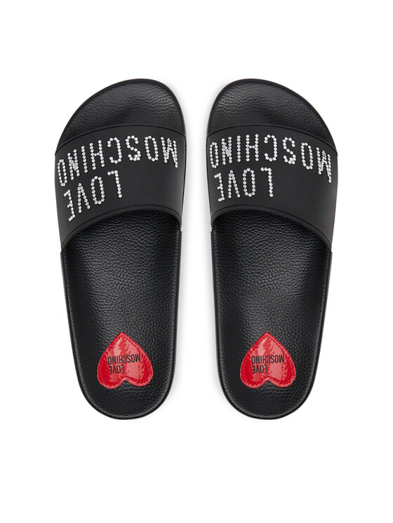 LOVE MOSCHINO LOVE MOSCHINO Klapki JA28122G0MI13000 Czarny