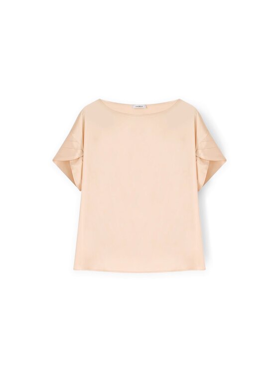 Motivi Motivi Blusa 2794W000736N006 Écru Boxy Fit