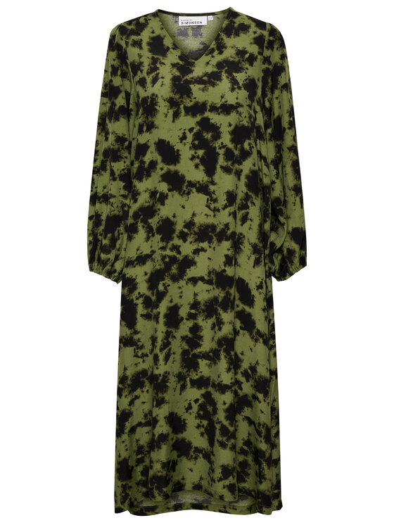 Karen by Simonsen Karen by Simonsen Sukienka codzienna Kalinkakb 10104572 Zielony A-Line Fit