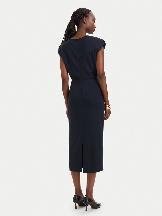 BOSS BOSS Koktel haljina Dorlita 50563851 Tamnoplava Slim Fit