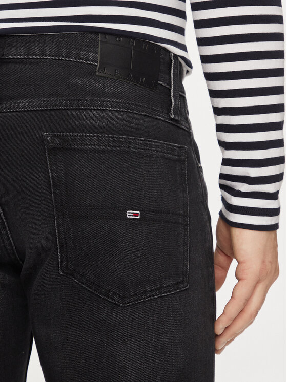 Tommy Jeans Tommy Jeans Jeans kratke hlače Ronnie DM0DM18784 Črna Slim Fit