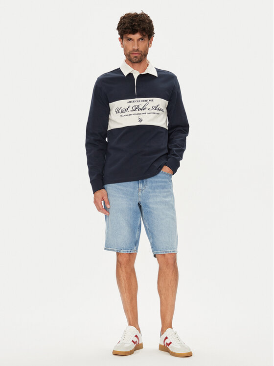 U.S. Polo Assn. U.S. Polo Assn. Pólóing MUP4075 Sötétkék Regular Fit