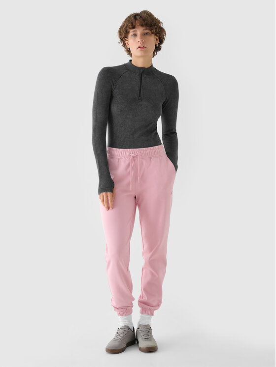 4F 4F Pantaloni da tuta NOS Rosa chiaro Regular Fit