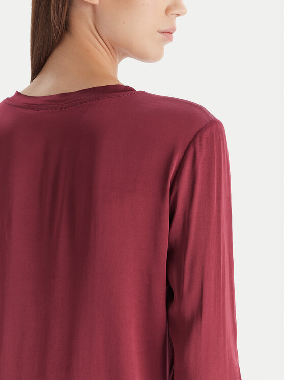 ViCOLO ViCOLO Bluse TF0244 Dunkelrot Regular Fit