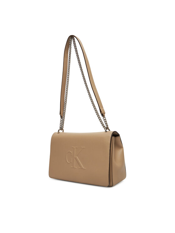 Calvin Klein Jeans Calvin Klein Jeans Rankinė Sculpted Ew Flap25 Shoulder Bag LV04K3035G Smėlio