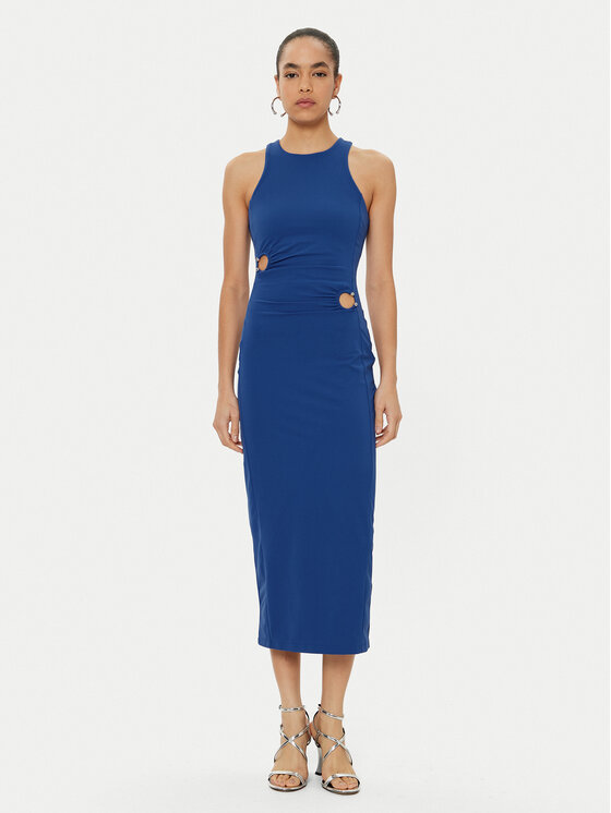 Patrizia Pepe Patrizia Pepe Sukienka koktajlowa 8A1427/J129-CA37 Niebieski Regular Fit