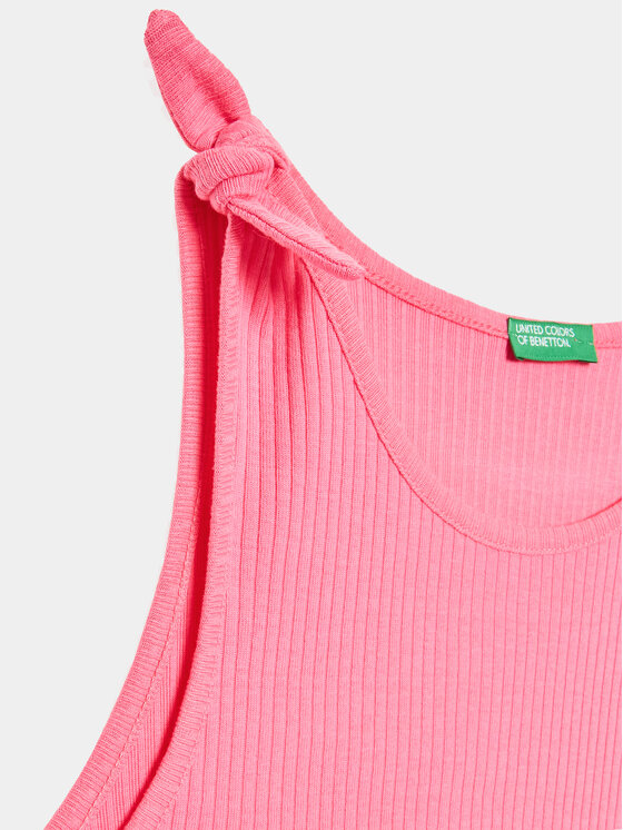 United Colors Of Benetton United Colors Of Benetton Kleid für den Alltag 3ZZUCV00E Rosa Regular Fit