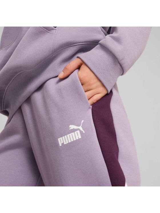 Puma Puma Spodnie dresowe 681649 Fioletowy Regular Fit
