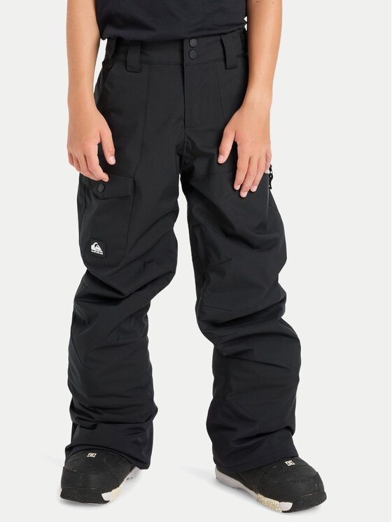 Quiksilver Quiksilver Pantaloni pentru snowboard Utility EQBTP03057 Negru Regular Fit