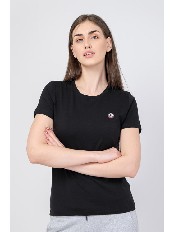 Jott Jott T-Shirt Rosas Czarny Regular Fit