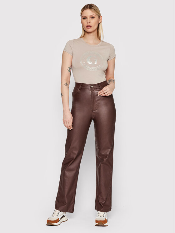 T-shirt W1RI14 KAKZ2 Beige Regular Fit