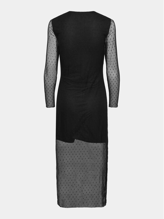 Pieces Pieces Sukienka koktajlowa 17146719 Czarny Regular Fit