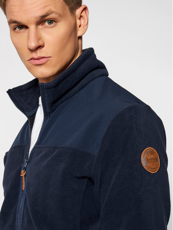 CMP CMP Fleecová mikina 30H3247 Tmavomodrá Regular Fit