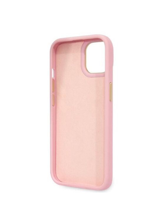 Guess Guess Etui na telefon iPhone 14 Plus Różowy