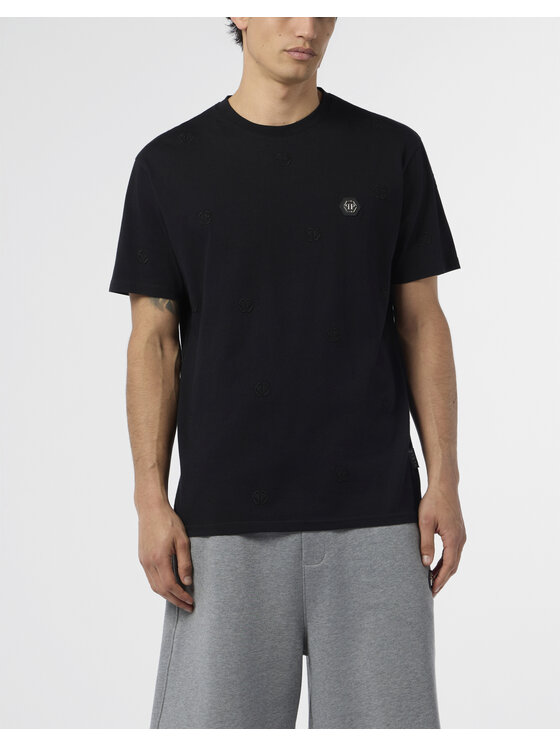 PHILIPP PLEIN PHILIPP PLEIN Tričko 29695 Čierna Regular Fit