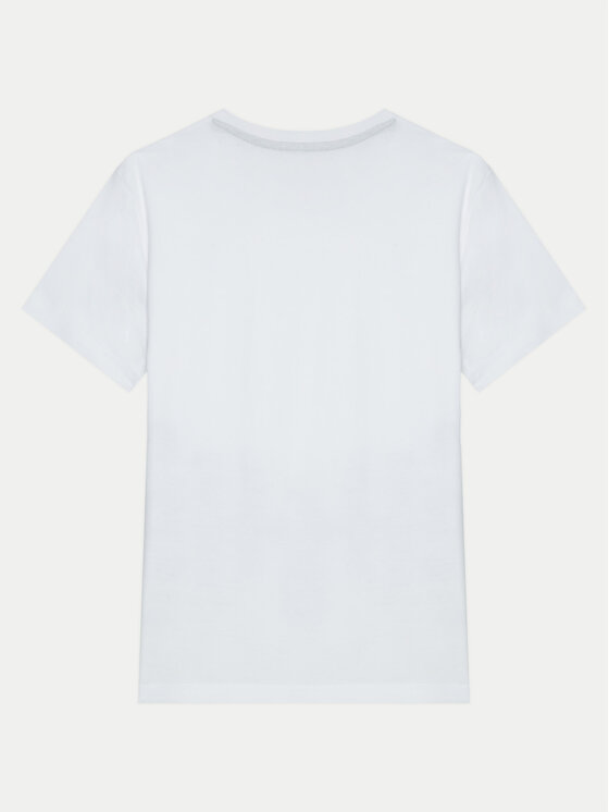 Guess Guess T-shirt L5RI12 K8HM4 Bijela Regular Fit