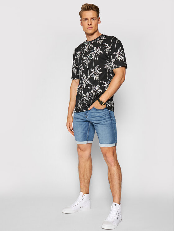 Only & Sons Only & Sons Džinsiniai šortai Ply 22018584 Tamsiai mėlyna Regular Fit