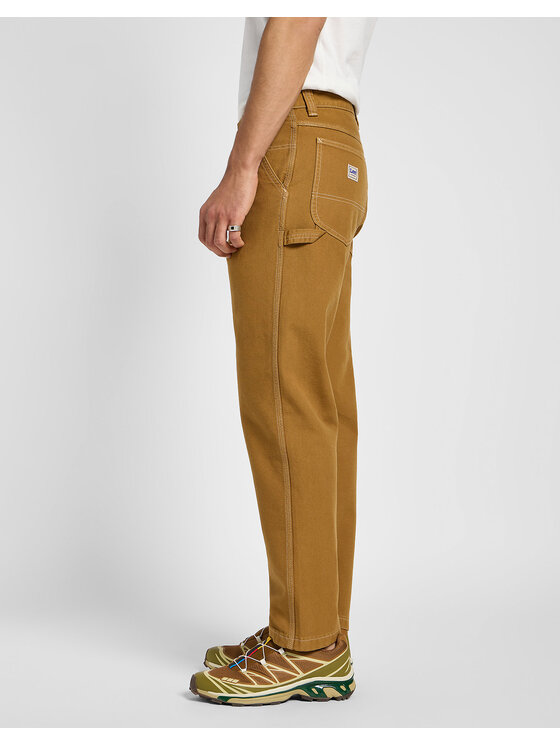 Lee Lee Pantaloni di tessuto CARPENTER Marrone Regular Fit