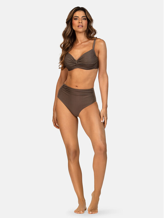 Feba Feba Dół od bikini FD166A Brązowy