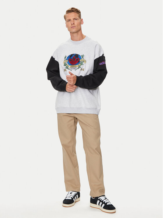 adidas adidas Суитшърт OLPC IZ2553 Сив Regular Fit