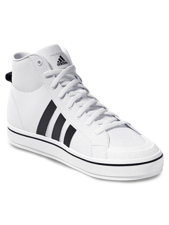 white adidas canvas