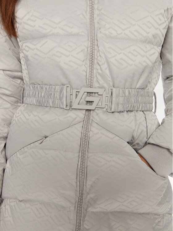 Guess Guess Ziemas jaka Seline W4BL58 WGL72 Pelēks Regular Fit