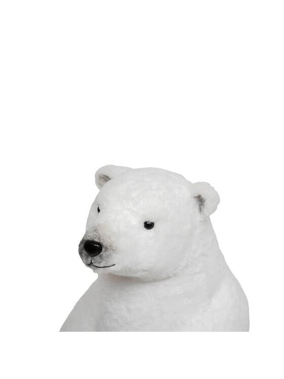 MIAhome MIAhome Figurka mama miś polarny z niedźwiadkami Biały