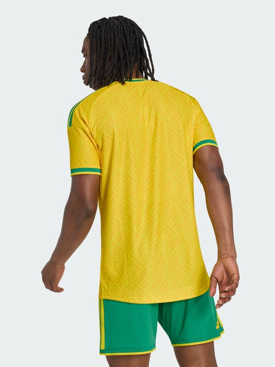 adidas adidas Koszulka techniczna 165670 Żółty Slim Fit