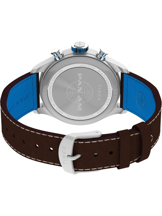 Timex Timex Zegarek TW2Y38700 Brązowy