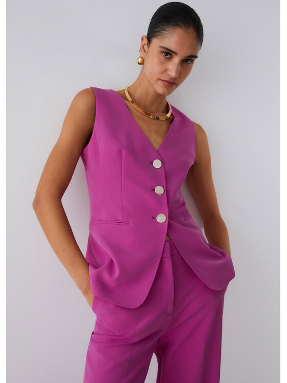Liu Jo Liu Jo Gilet CA6222T2200P963B Rosa Regular Fit