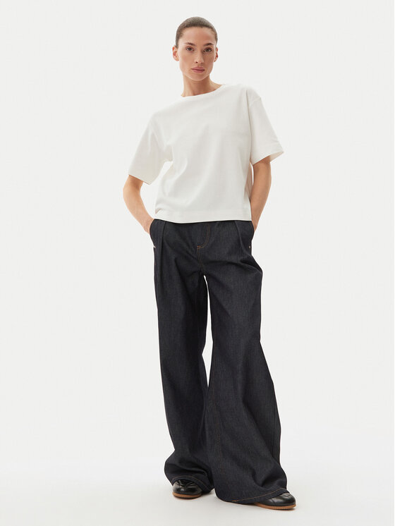 Max Mara Max Mara T-Shirt 2515941042650 Biały Regular Fit
