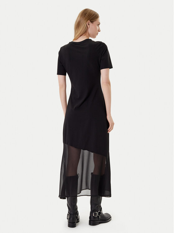 DKNY DKNY Ежедневна рокля P5GDFCNA Черен Regular Fit