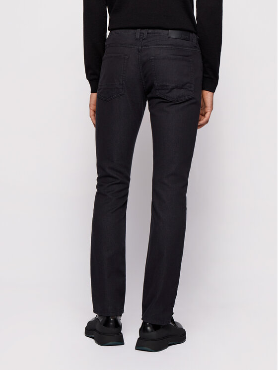 BOSS Boss Hlače iz tkanine Delaware3-1-20+ 50435156 Črna Slim Fit