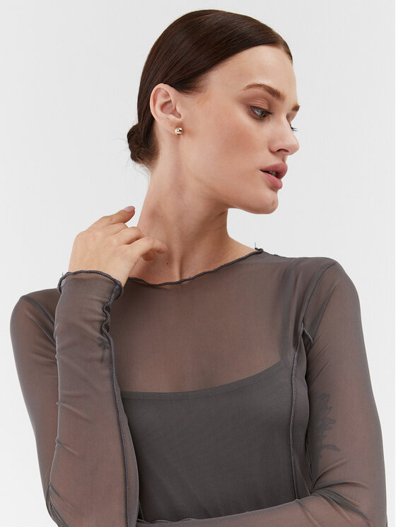 Brave Soul Brave Soul Ежедневна рокля LDRJ-225DAISIE Сив Regular Fit