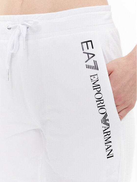 EA7 Emporio Armani EA7 Emporio Armani Dressipüksid 3RTP65 TJCQZ 0102 Valge Regular Fit