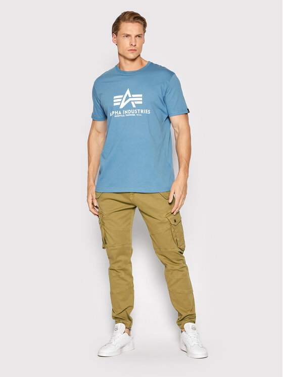 Alpha Industries Alpha Industries Hlače Combat 126215 Zelena Slim Fit