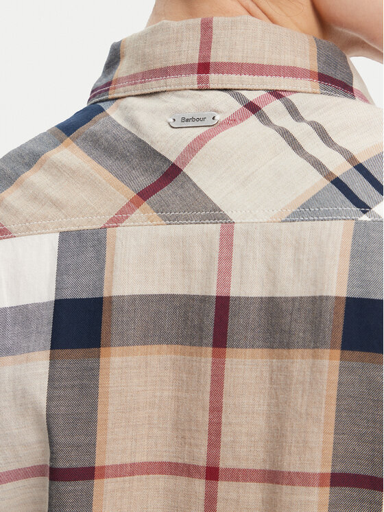 Barbour Barbour Риза Bredon LSH1353BR37 Бежов Regular Fit