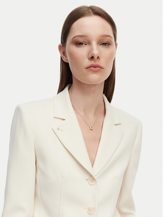 Tory Burch Tory Burch Collana Kira Enamel Pendant 90549 Bianco