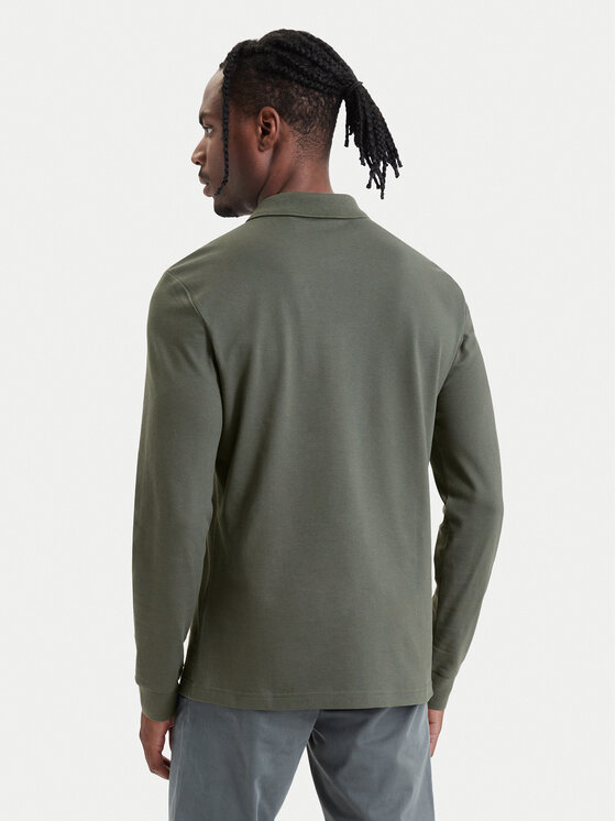 BOSS BOSS Polo marškinėliai Passerby 50507704 Chaki Slim Fit
