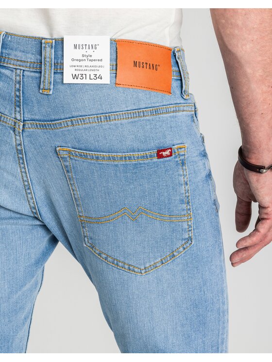 Mustang Mustang Jeansy OREGON TAPERED Niebieski Slim Fit