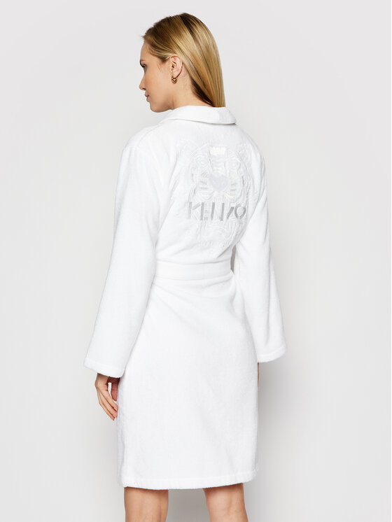 KENZO Kenzo Accappatoio Iconic Bianco