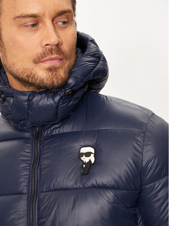 KARL LAGERFELD KARL LAGERFELD Dūnu jaka 505022 544590 Tumši zils Slim Fit