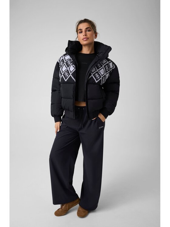 Guess Guess Bunda pro přechodné období 185414 Černá Classic Fit