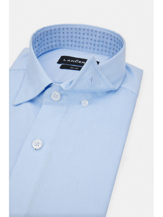 Lancerto Lancerto Koszula Monica KO073123000044 Błękitny Slim Fit